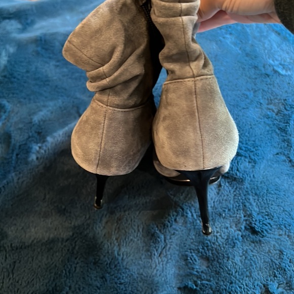 INC gray booties. Size 6.5. Leather. - Picture 5 of 6